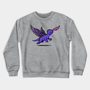 Young Dragon's Brave Attempt at Flight Crewneck Sweatshirt